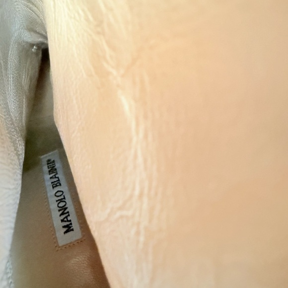 Manolo Blahnik Vintage Leopard Pony Hair Knee High Boots Brown Black EU 38 - Picture 8 of 8